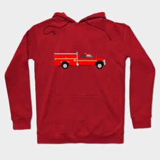 Quick Attack Fire Truck (red with yellow stripe) Hoodie